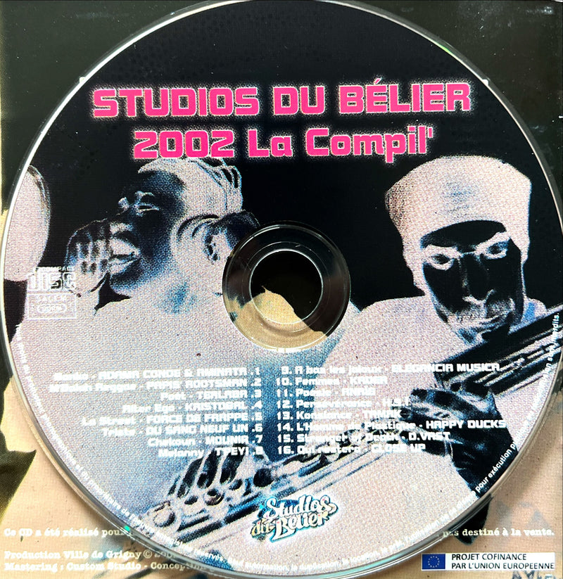 a cd with a picture of a man playing a trumpet