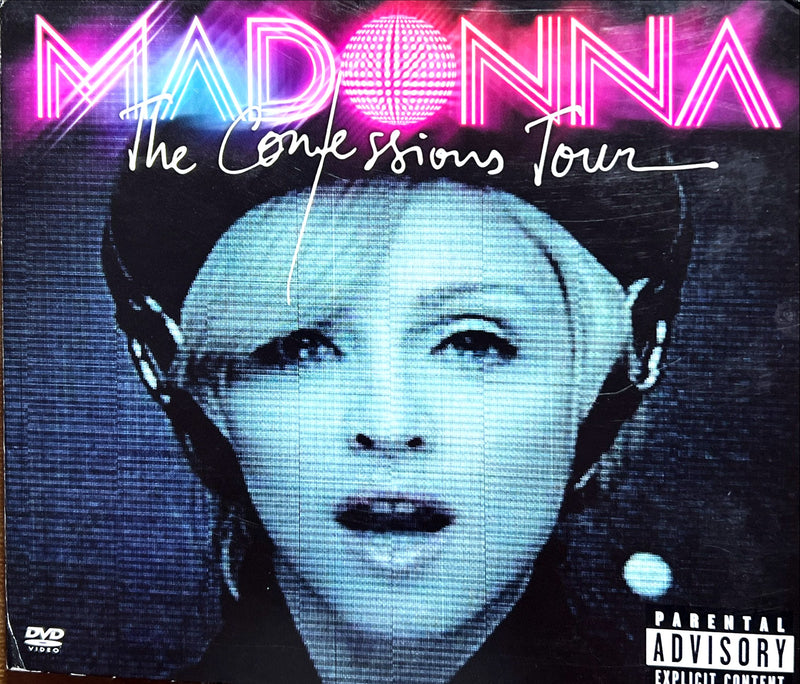 a picture of madonna on the cover of a dvd