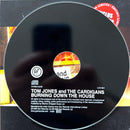 a close up of a disc with a label on it