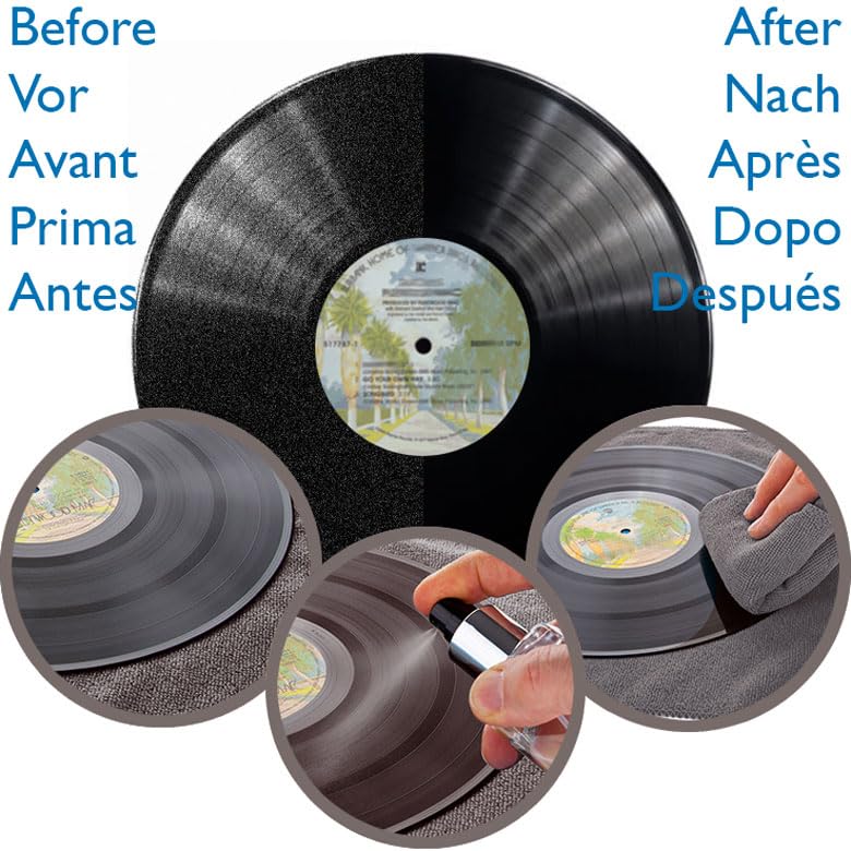 Kit de Nettoyage Expert pour disques vinyles de qualité Audiophile