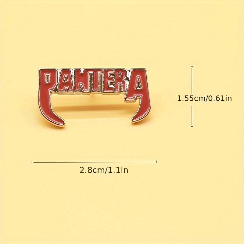 Badge Pin's Pantera Métal - Accessoire Fan Rock