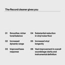 AM Clean Sound Record Cleaner - Solution Nettoyante Non Abrasive et Chiffon Doux pour Disques Vinyles