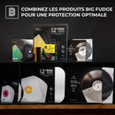 BIG FUDGE Pochettes Extérieures Vinyles - 30cm x 50pcs - Pochette Transparente en Plastique pour Disque Vinyle 33 Tours - Durables et Infroissables - Épaisseur 3 mil, 30x30 cm