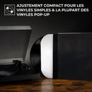 BIG FUDGE Pochettes Extérieures Vinyles - 30cm x 50pcs - Pochette Transparente en Plastique pour Disque Vinyle 33 Tours - Durables et Infroissables - Épaisseur 3 mil, 30x30 cm