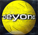 a yellow and black sign that says beyond