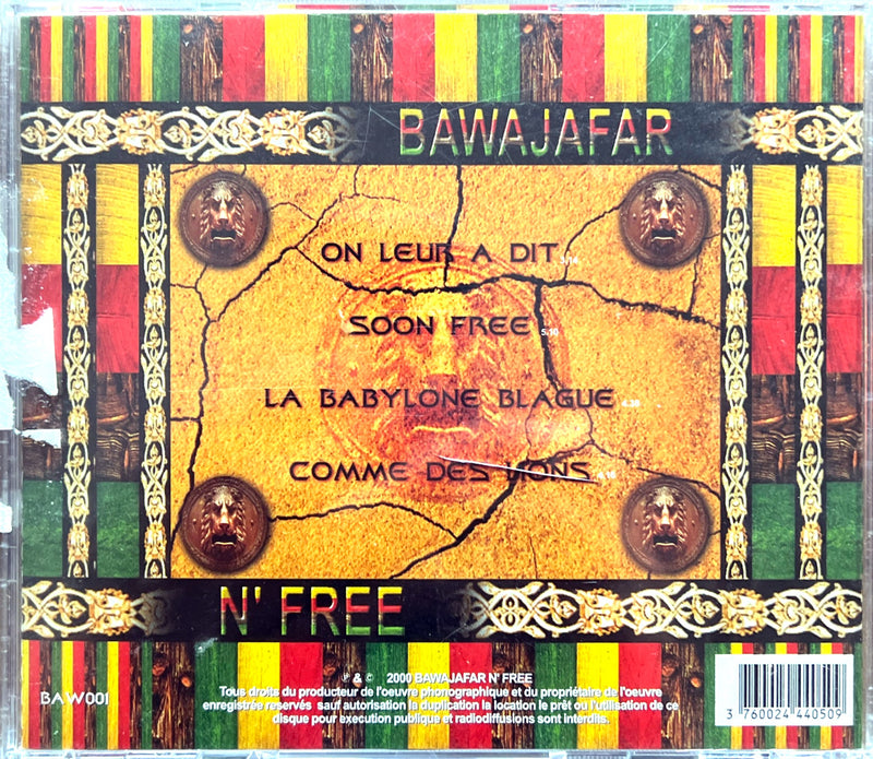 a cd cover with the words bawajafar on it