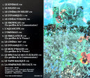 the back cover of a cd with a picture of flowers