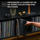 BIG FUDGE Pochettes Extérieures Vinyles - 30cm x 50pcs - Pochette Transparente en Plastique pour Disque Vinyle 33 Tours - Durables et Infroissables - Épaisseur 3 mil, 30x30 cm