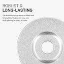 Adaptateur Universel 45 Tours 7" pour Disque Platine Vinyle - Accessoire Ø 3,8 cm pour 45t en Aluminium