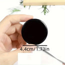 Badge rond "Daft Punk" - Design noir et blanc, 4,4 cm