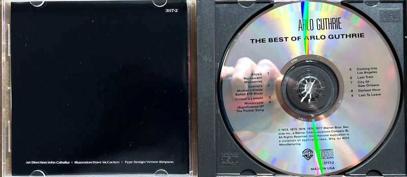 a cd case with a cd inside of it