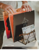 Rangement/ Étagère vinyle pour 75 vinyles | Métal noir mat