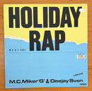 MC Miker G & Deejay Sven - Holiday Rap - Maxi 45T - Carrere 1986 (NM/NM)