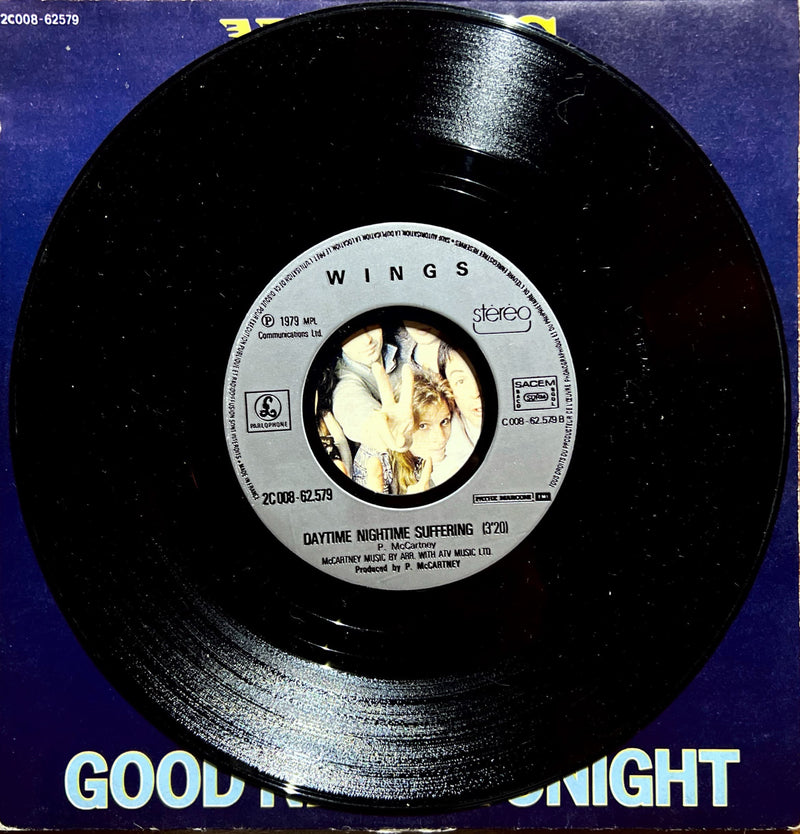 Wings - Goodnight Tonight / Daytime Nighttime Suffering 45T (VG+/VG+)