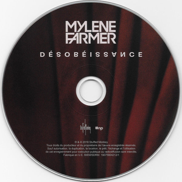 Mylène Farmer Mini Coffret CD + DVD Désobéissance (M/M)