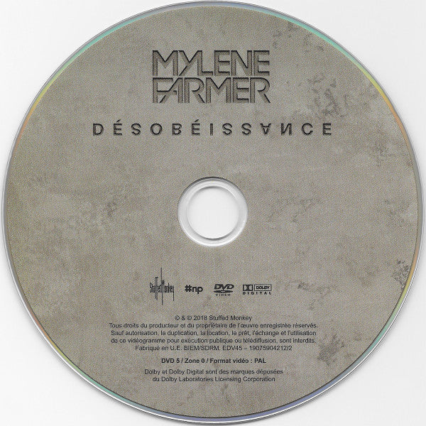 Mylène Farmer Mini Coffret CD + DVD Désobéissance (M/M)