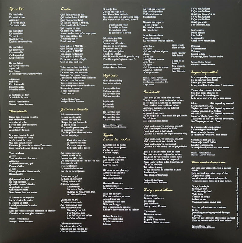 Mylène Farmer LP L’autre… - vinyle rouge édition spéciale (M/M)