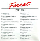 Jean Ferrat CD Ferrat 1965-1966 (NM/M)