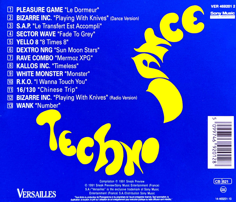 Compilation CD Techno Dance (VG+/NM)