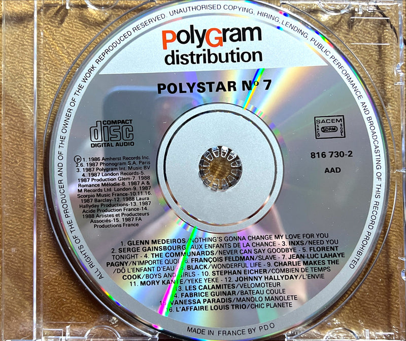 Compilation CD Polystar 7 (NM/M)