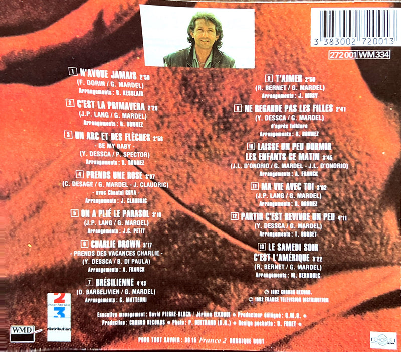 Guy Mardel CD N'Avoue Jamais (M/M)