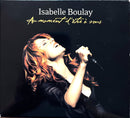 Isabelle Boulay - Au Moment d'Être à Vous - CD Album Live 2002 (NM/VG+)