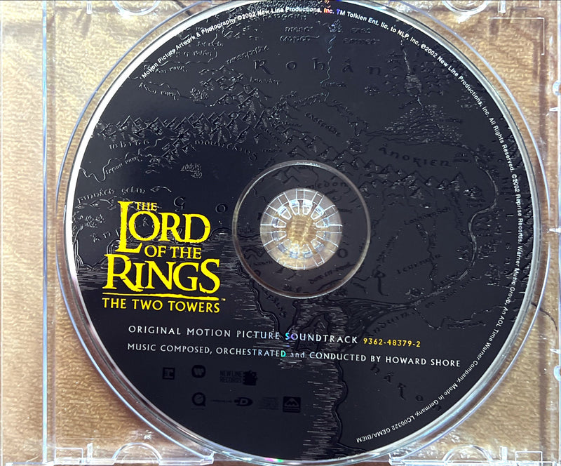 The Lord of the Rings: The Two Towers - Original Soundtrack CD - Howard Shore (NM/M)