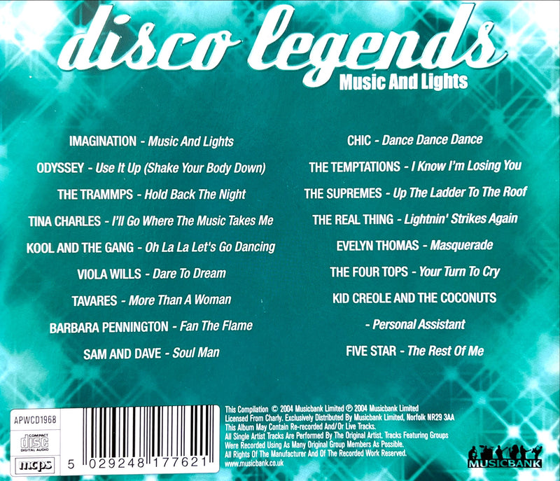 Disco Legends - Music and Lights - Compilation CD 2004 (NM/M)