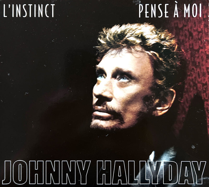 Johnny Hallyday CD Single + DVD L'Instinct / Pense A Moi - Tirage Limité (VG+/VG)