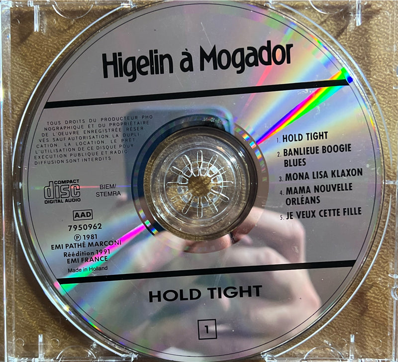 Jacques Higelin - 2 CD - Higelin À Mogador - Hold Tight (VG+/M)