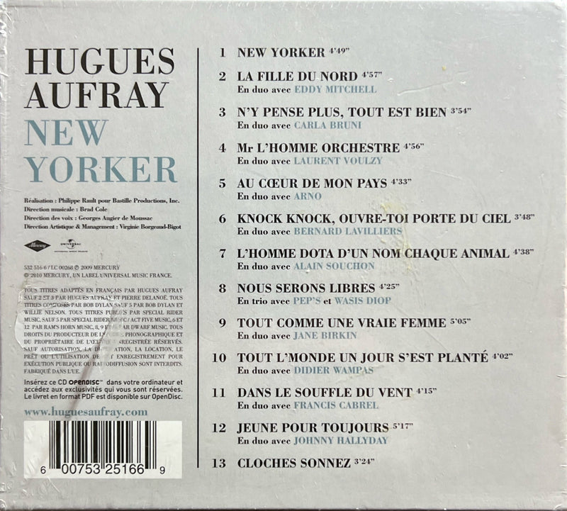 Hugues Aufray - CD - New Yorker - Hommage À Bob Dylan (M/M - Scellé)