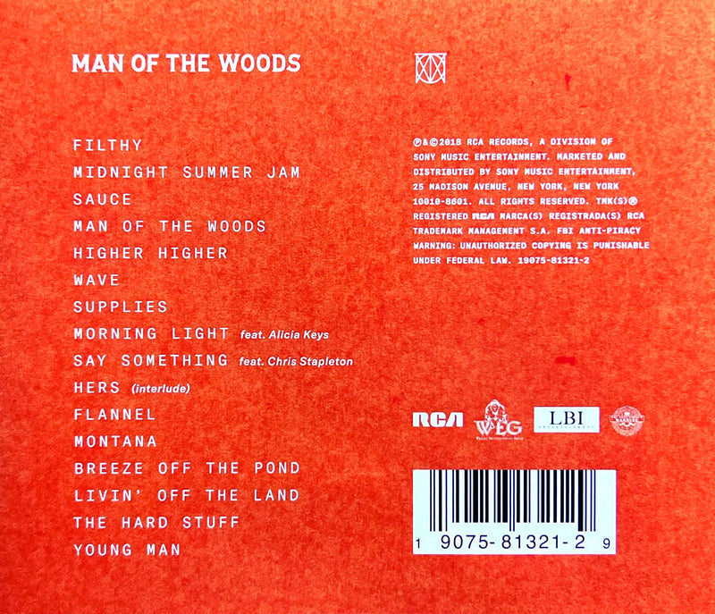 Justin Timberlake CD Man Of The Woods (VG+/M)