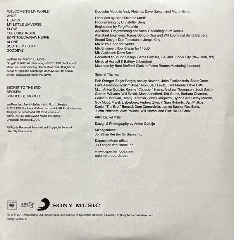 Depeche Mode - CD - Delta Machine (M/VG+)