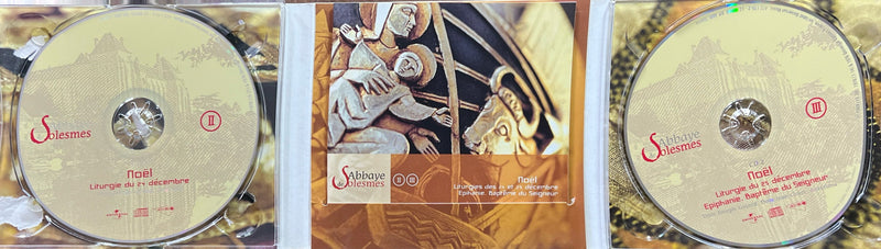 Abbaye de Solesmes - 2 CD - Noël Liturgies II & III (M/VG+)