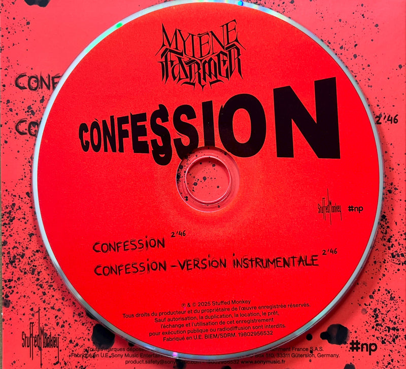 Mylène Farmer - CD Single - Confession (M/M - Scellé)