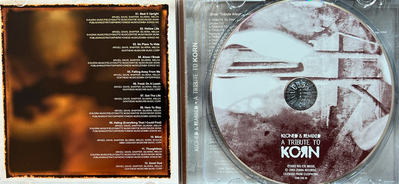 Compilation - CD - Kloned & Remixed: A Tribute to Korn (NM/NM)