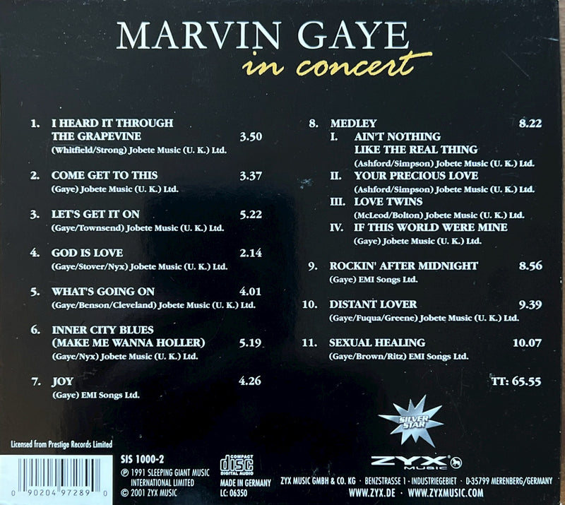 Marvin Gaye - CD - In Concert (VG+/VG)