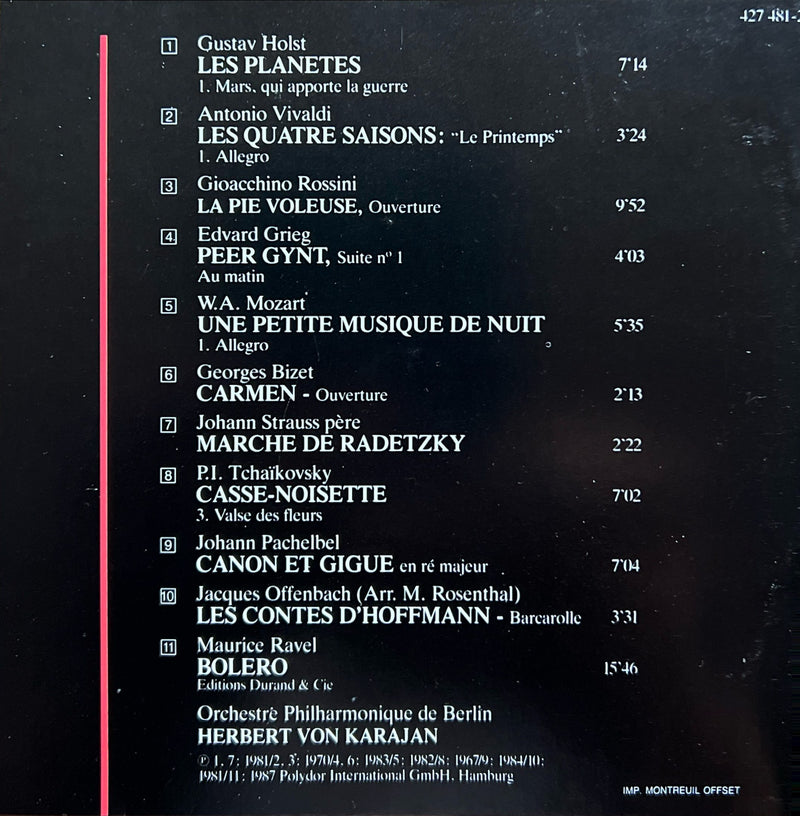 Herbert Von Karajan - CD - Les Triomphes Du Classique (NM/M)