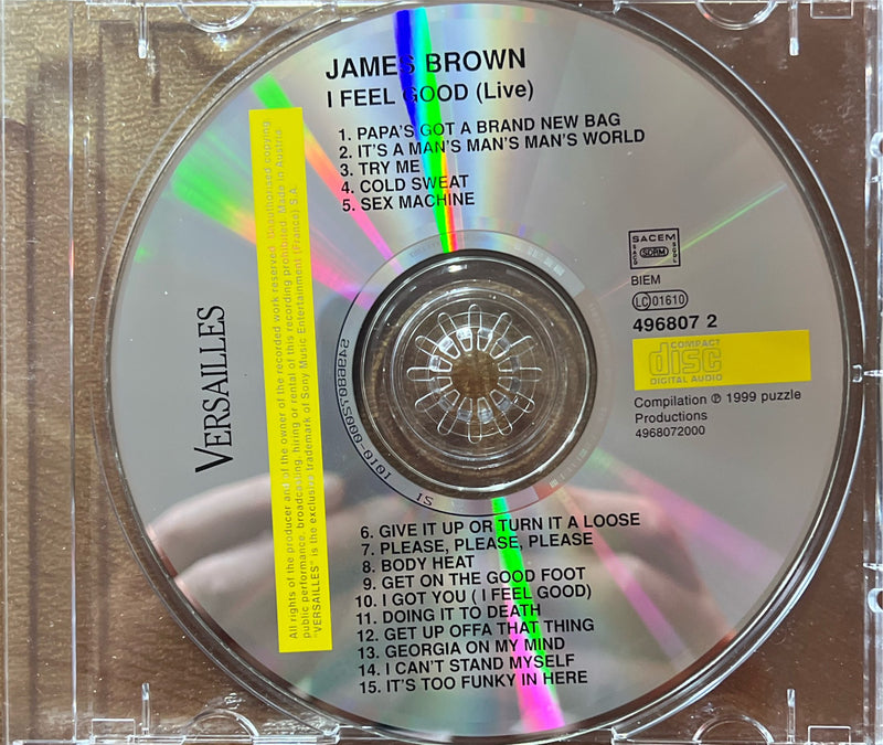 James Brown - CD - Live I Feel Good (M/VG+)