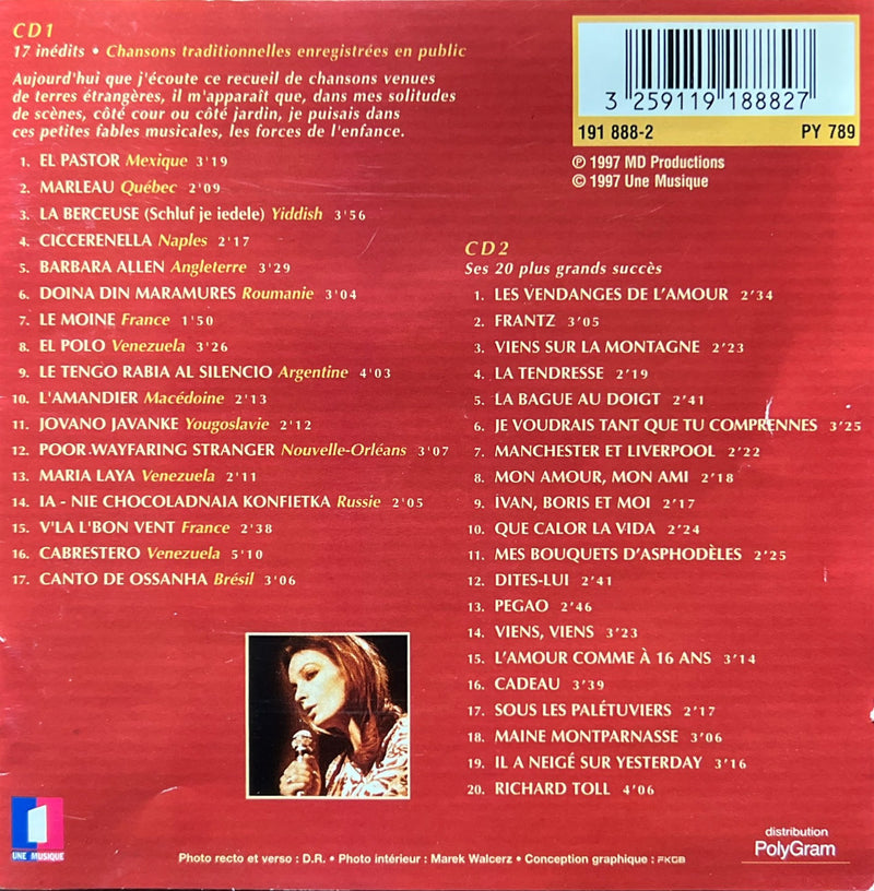 Marie Laforêt - 2CD - Long Cours, Jardins Secrets (NM/VG+)