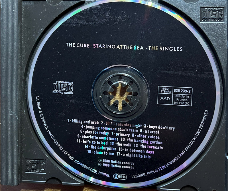 The Cure – Staring at the Sea: The Singles (CD 1986) (M/NM)