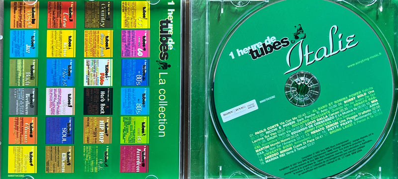 1 heure de tubes – Italie (CD 2007 Sony BMG) (VG+/M)