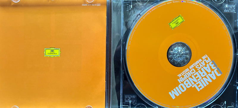Daniel Barenboim CD Plays Chopin: The Warsaw Recital (NM/M)