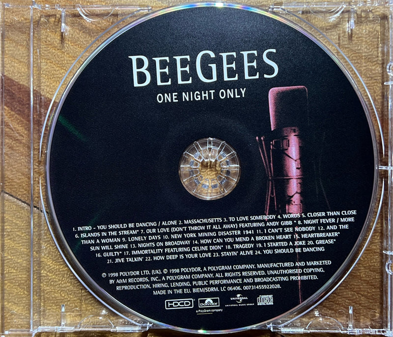 Bee Gees - CD - One Night Only (M/M)