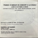 France D'Amour - CD - France D'Amour (NM/VG+)
