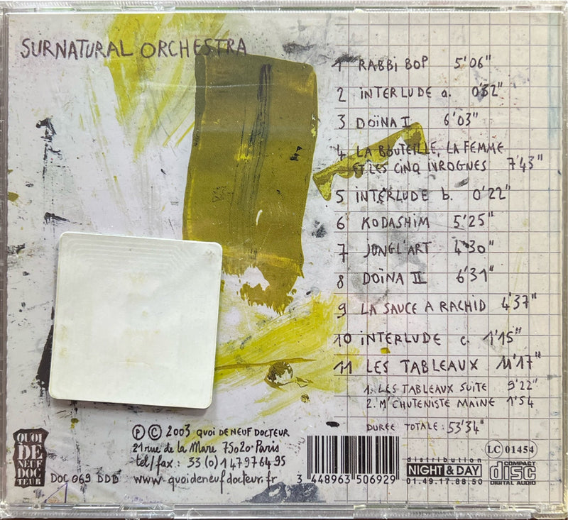 Surnatural Orchestra - CD - Surnatural Orchestra (M/M - Scellé)