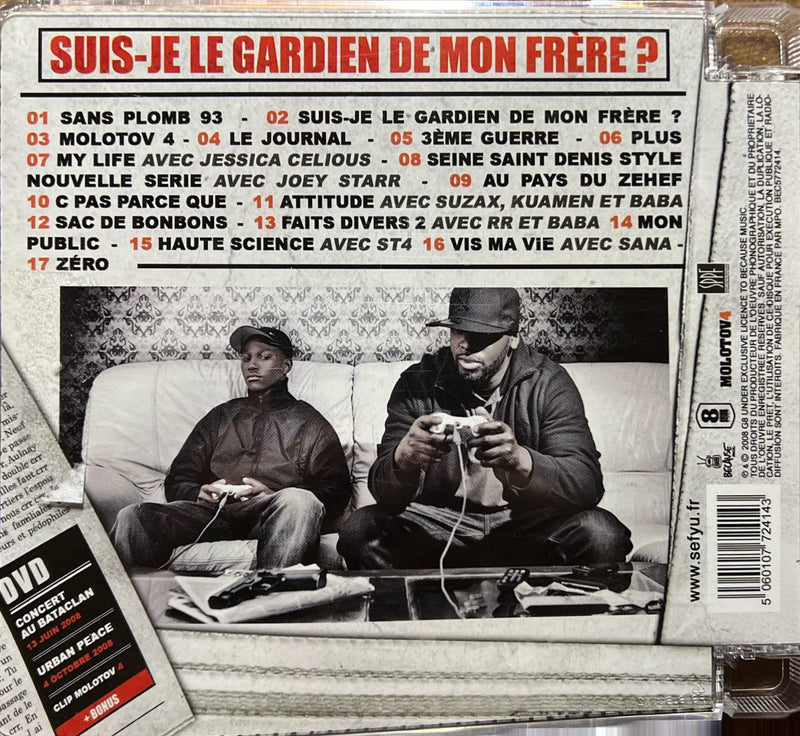 Sefyu - CD + DVD - Suis-Je Le Gardien De Mon Frère ? (NM/NM)