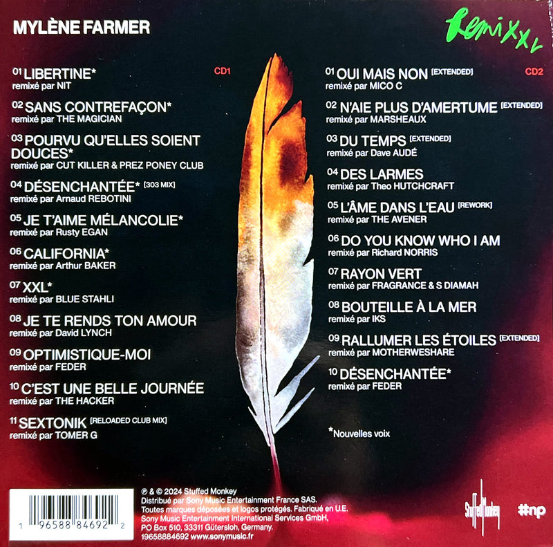 Mylène Farmer 2xCD RemiXXL - Édition Digisleeve (M/M)