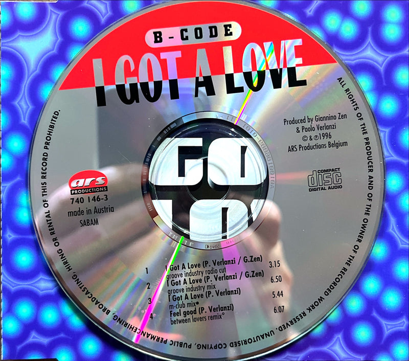 B-Code - I Got A Love Maxi CD (NM/NM)