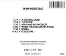 Wim Mertens - CD - Educes Me (NM/VG+)